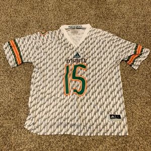 adidas Miami Hurricanes college football jersey